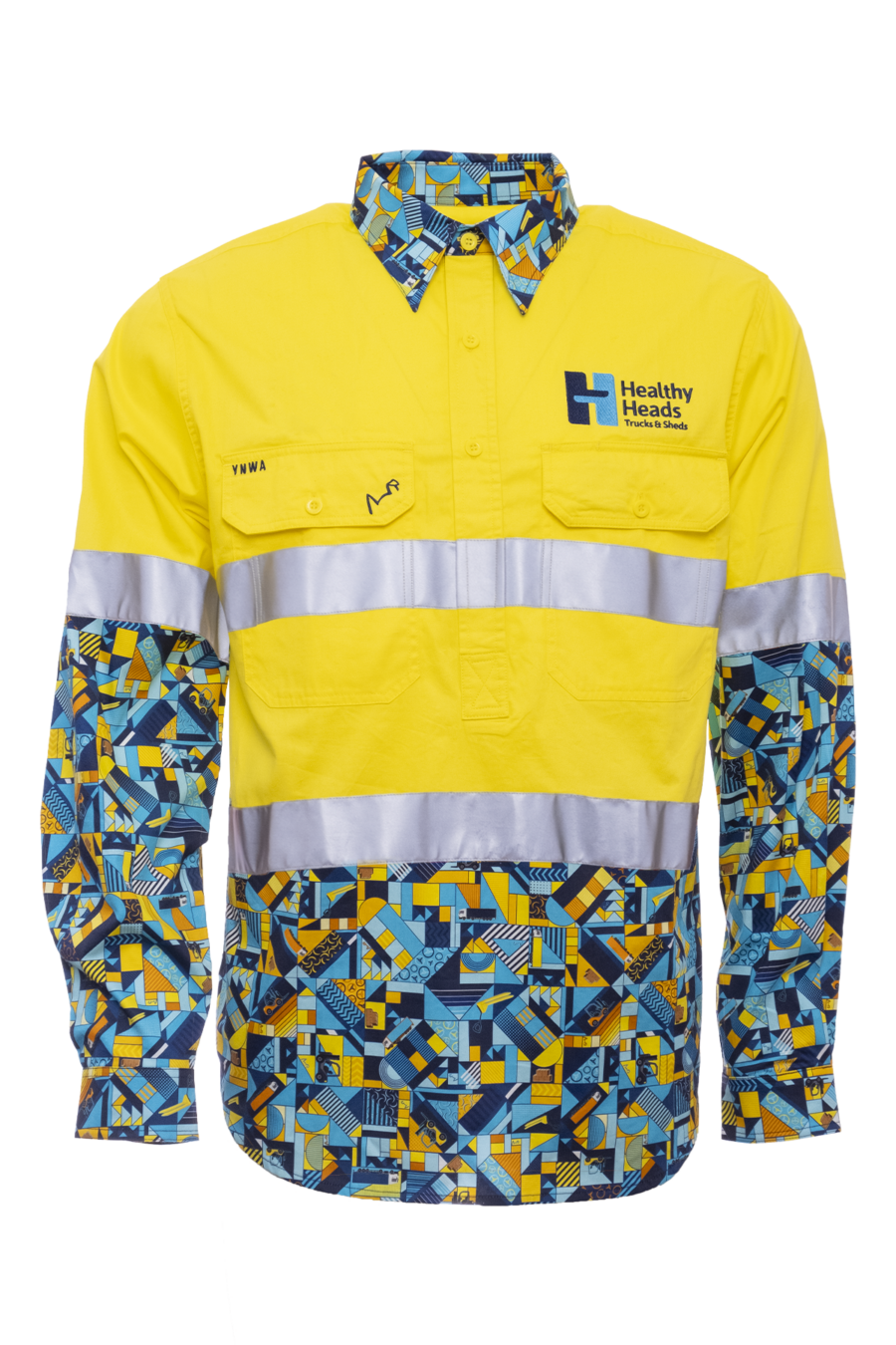 Healthy Heads TradeMutt hi vis shirt